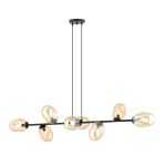 Emibig Pendelleuchte Pandora Stahl Schwarz | Geeignet für 8x E14 - Max 10W