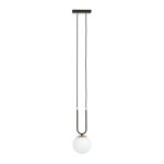 Emibig Pendelleuchte Glam Stahl Schwarz | Geeignet für 1x E14 - Max 10W