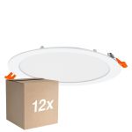 Mehrfachpackung 12x Osram LED-Downlight Recess Slim Weiß 22W 2000lm 110D - 840 Kaltweiß| Ausschnitt 200mm - IP20