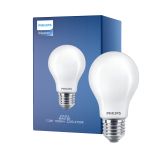 Philips Master LED E27 Birne Fadenlampe Matt 7.2W 1055lm - 922-927 Dim To Warm | Höchste Farbwiedergabe - Dimmbar - Ersatz Für 75W