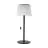Eglo Tischlampe Scordiano Solar Stahl Schwarz 2W 220lm - 830-840-865 CCT | IP44 - USB-C