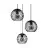 Eglo Pendelleuchte Almanzora Stahl Schwarz Bernstein | IP20 - Geeignet für 3x E27 