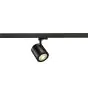 SLV Schienenstrahler Enola C 3-Phasen Aluminium Schwarz Rund 11W 1040lm 55D - 830 Warmweiß