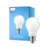 Philips Corepro LED Glühbirne E27 Birne Matt 8.5W 1055lm - 827 Extra Warmweiß | Ersatz für 75W