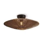 Good&Mojo Deckenleuchte Iguazu Jute Braun | Geeignet für 1x E27 